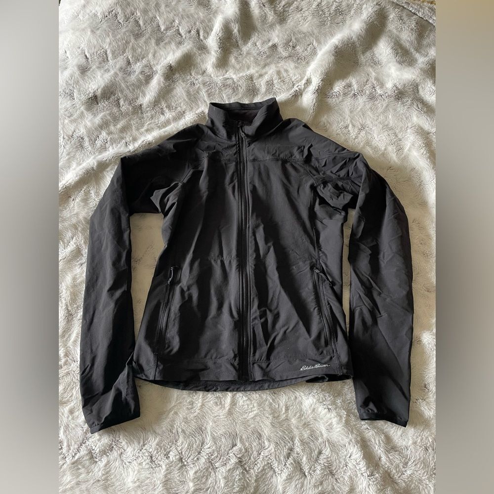 Eddie Bauer stretchy jacket black small s